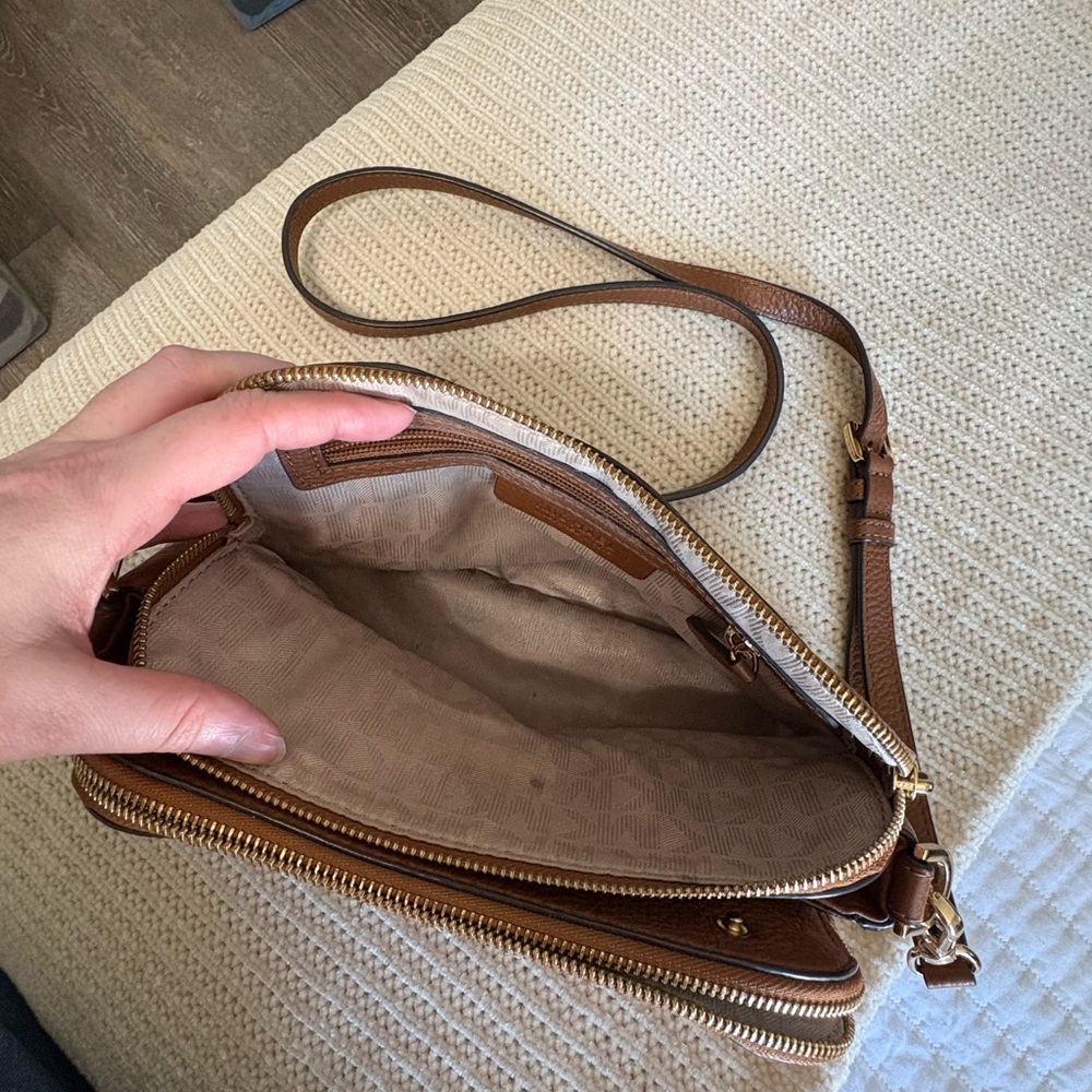 MK Leather Crossbody - Picture 6 of 9